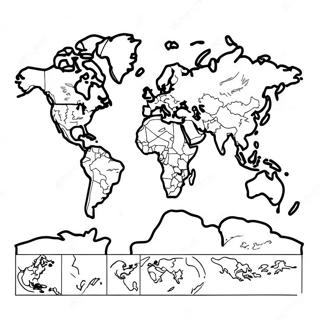 Page A Colorier Carte Du Monde 9726-7938