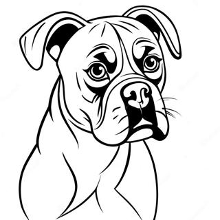 Page A Colorier Chien Boxer 9746-7954