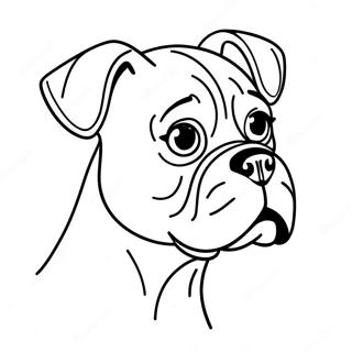 Page A Colorier Chien Boxer 9746-7955