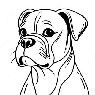 Page A Colorier Chien Boxer 9746-7956