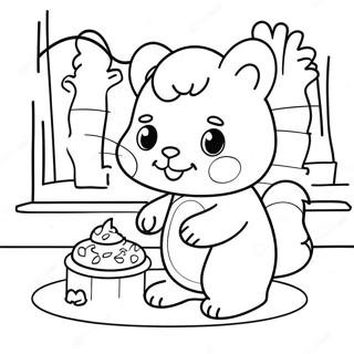 Page A Colorier Calico Critters 9776-7978