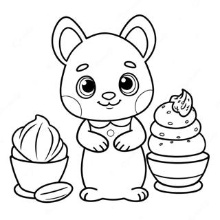 Page A Colorier Calico Critters 9776-7979