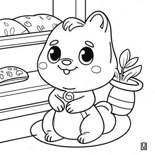 Page A Colorier Calico Critters 9776-8041