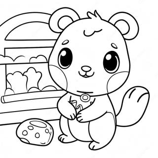 Page A Colorier Calico Critters 9776-8043