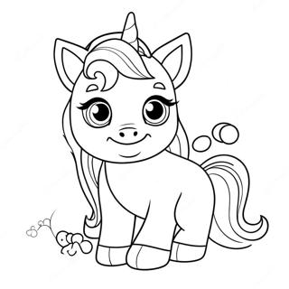 Page A Colorier Chiot Licorne 9786-7986