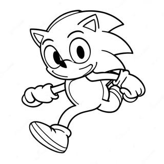 Page A Colorier Sonic Le Herisson Courant Vite 9797-7997