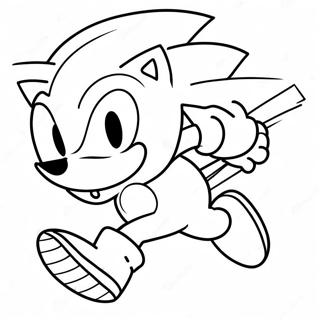 Page A Colorier Sonic Le Herisson Courant Vite 9797-7999