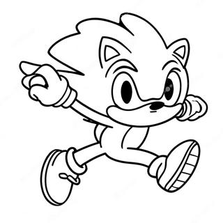 Page A Colorier Sonic Le Herisson Courant Vite 9797-8000