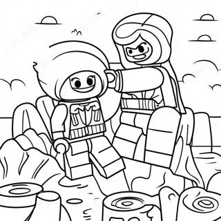 Page A Colorier Scene Daventure Lego Dreamzzz 9807-8007