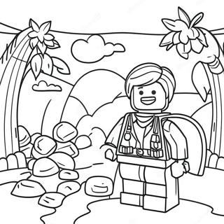 Page A Colorier Scene Daventure Lego Dreamzzz 9807-8069