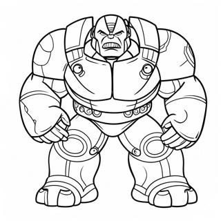 Page A Colorier Hulk Buster 9866-8113