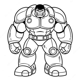 Page A Colorier Hulk Buster 9866-8116