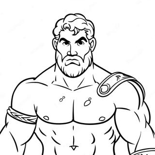 Page A Colorier Hercule 9946-8178