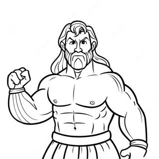 Page A Colorier Hercule 9946-8179